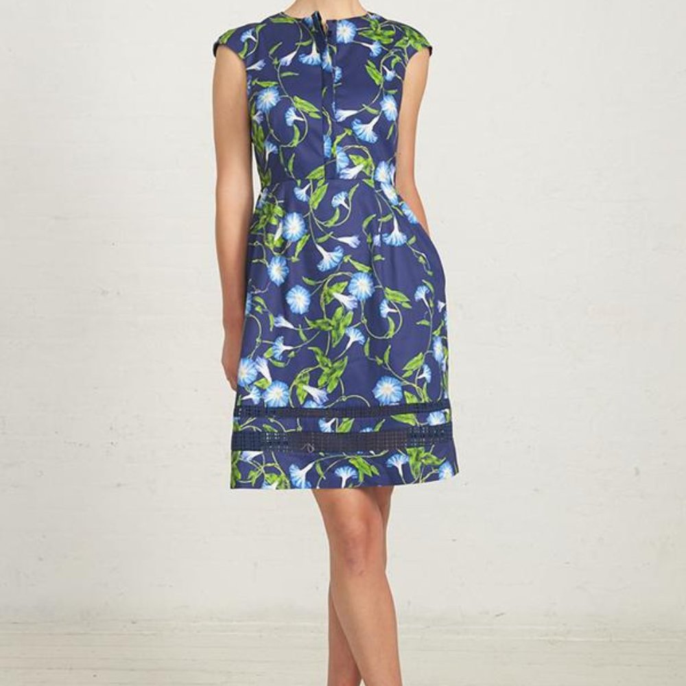 Molly Moorkamp HARPER DRESS Morning Glory Floral SIZE 2